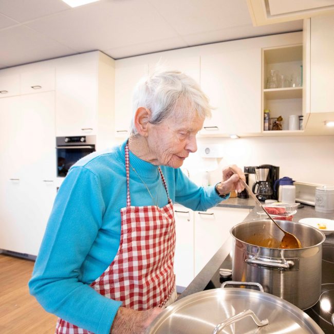 Bewoner van het Henriette van Heemstra Huis